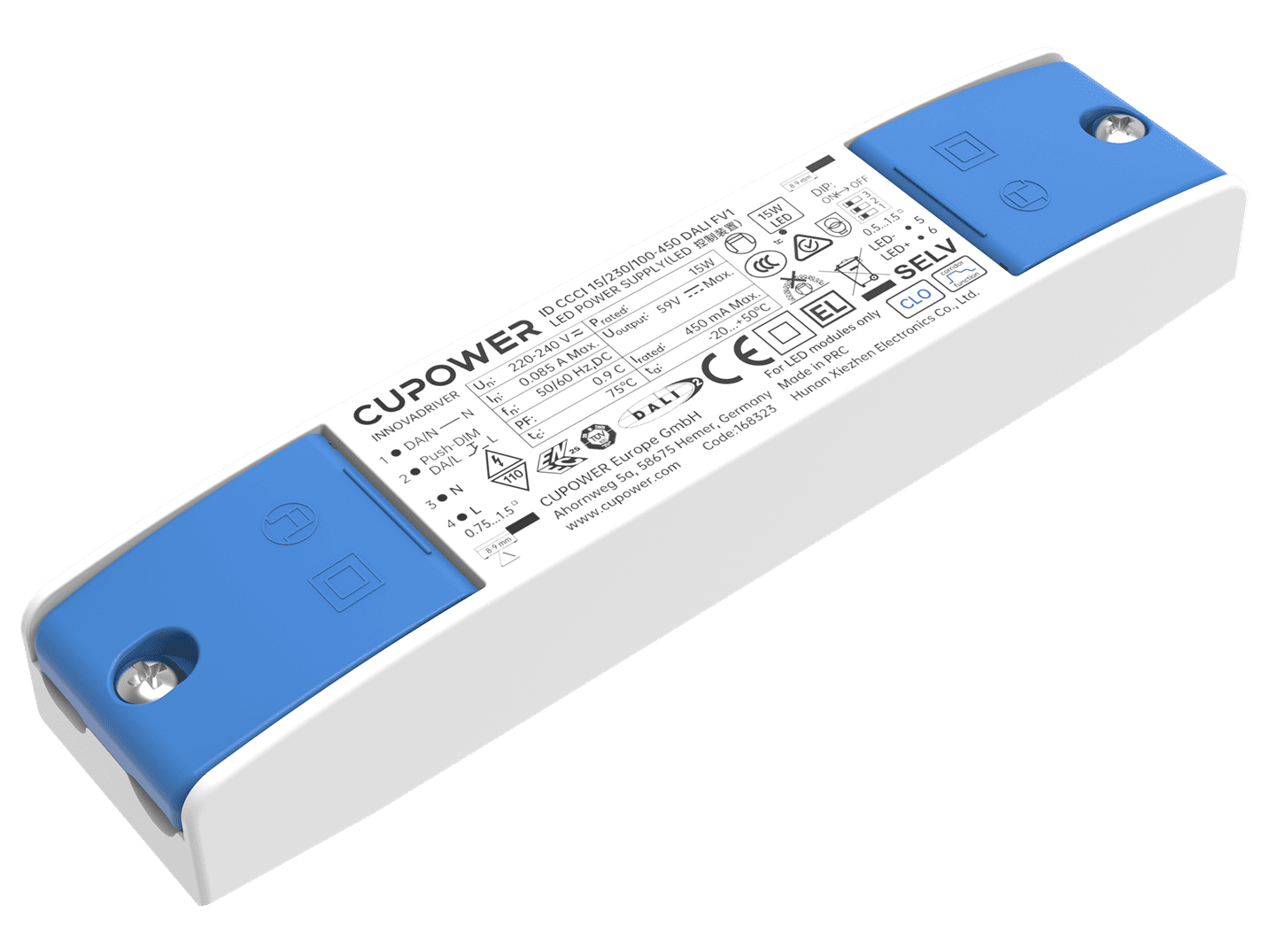 新ID CCCI 15230100-450 DALI FV1